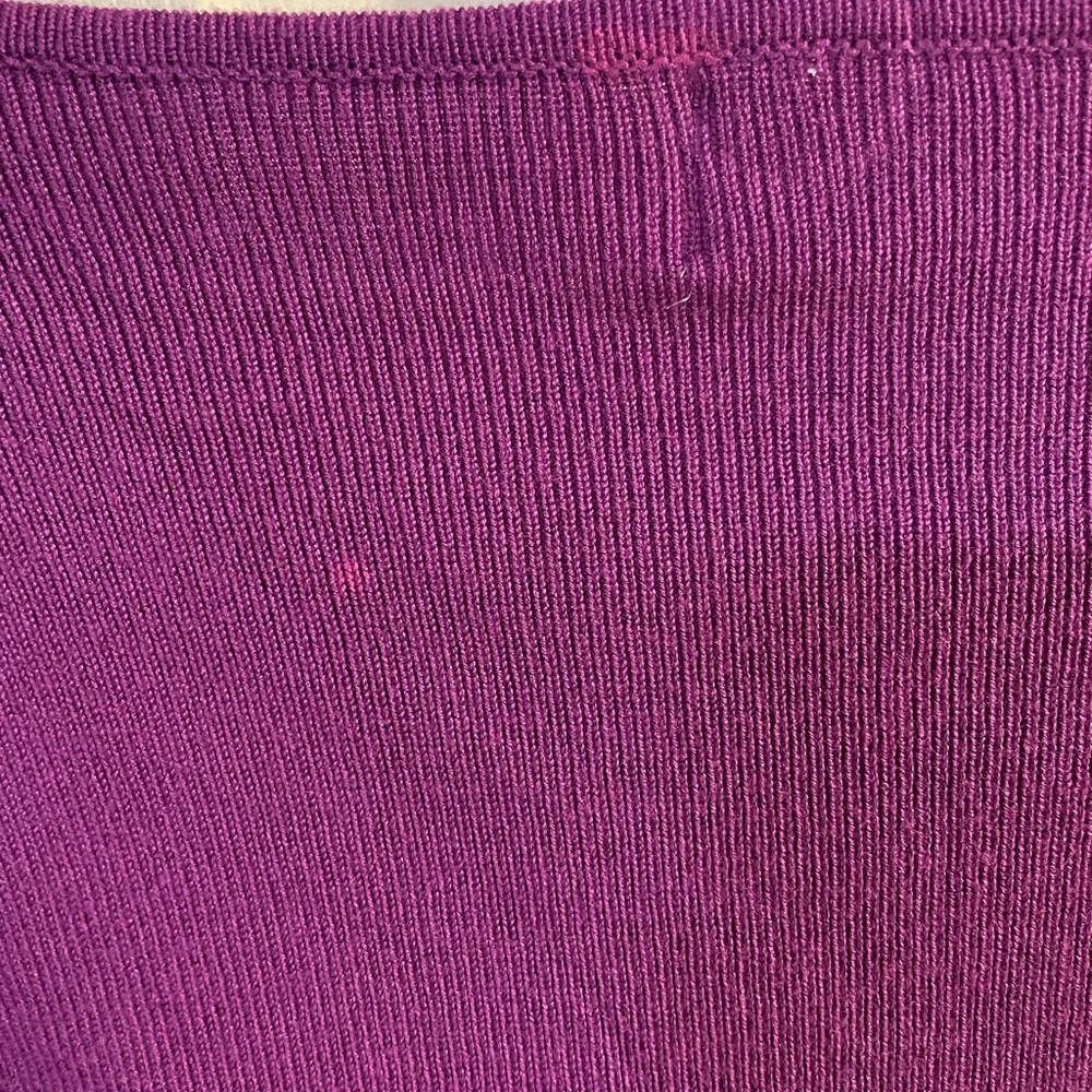 Lizette Collection Purple Lace Up Crop - XL - Picture 4 of 4